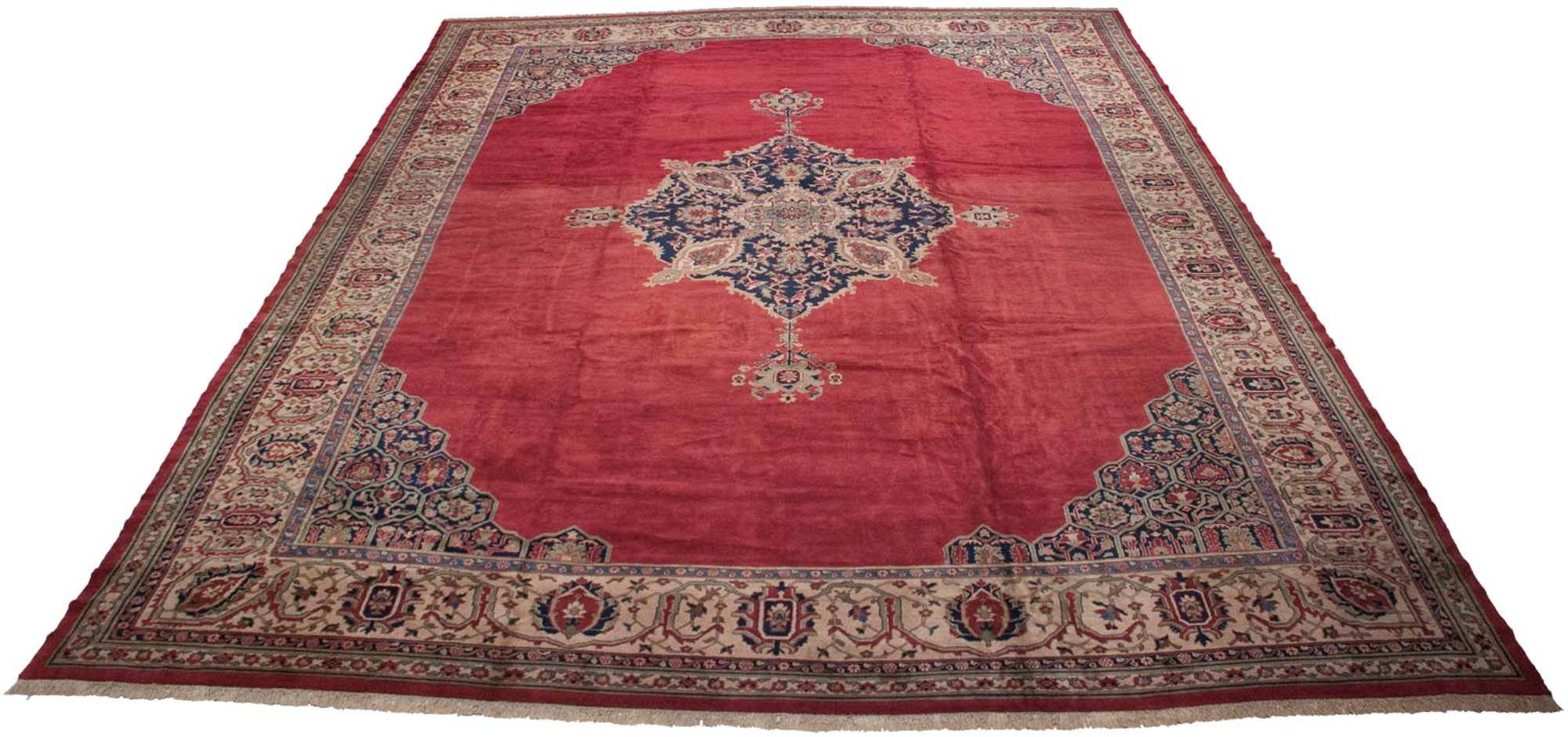 15x19.5 Vintage Oushak Carpet