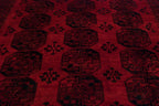 11.5x14 Vintage Afghani Ersari Design Carpet