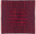 15x15 Vintage Afghani Ersari Design Square Carpet