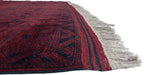 15x15 Vintage Afghani Ersari Design Square Carpet