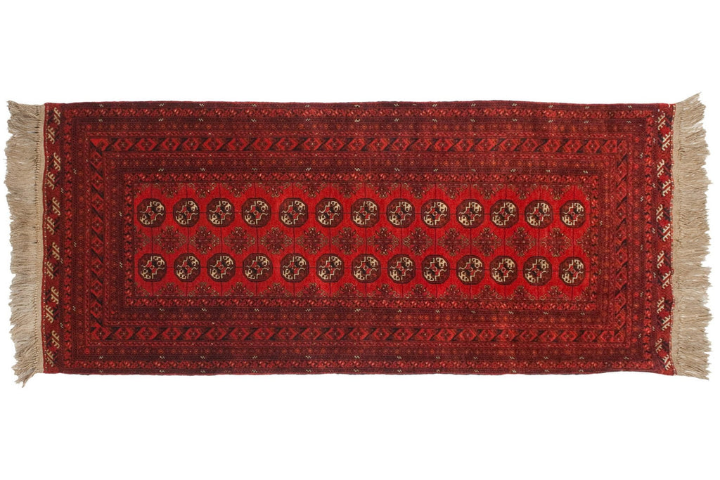 3.5x7 Vintage Daulatabad Rug Runner