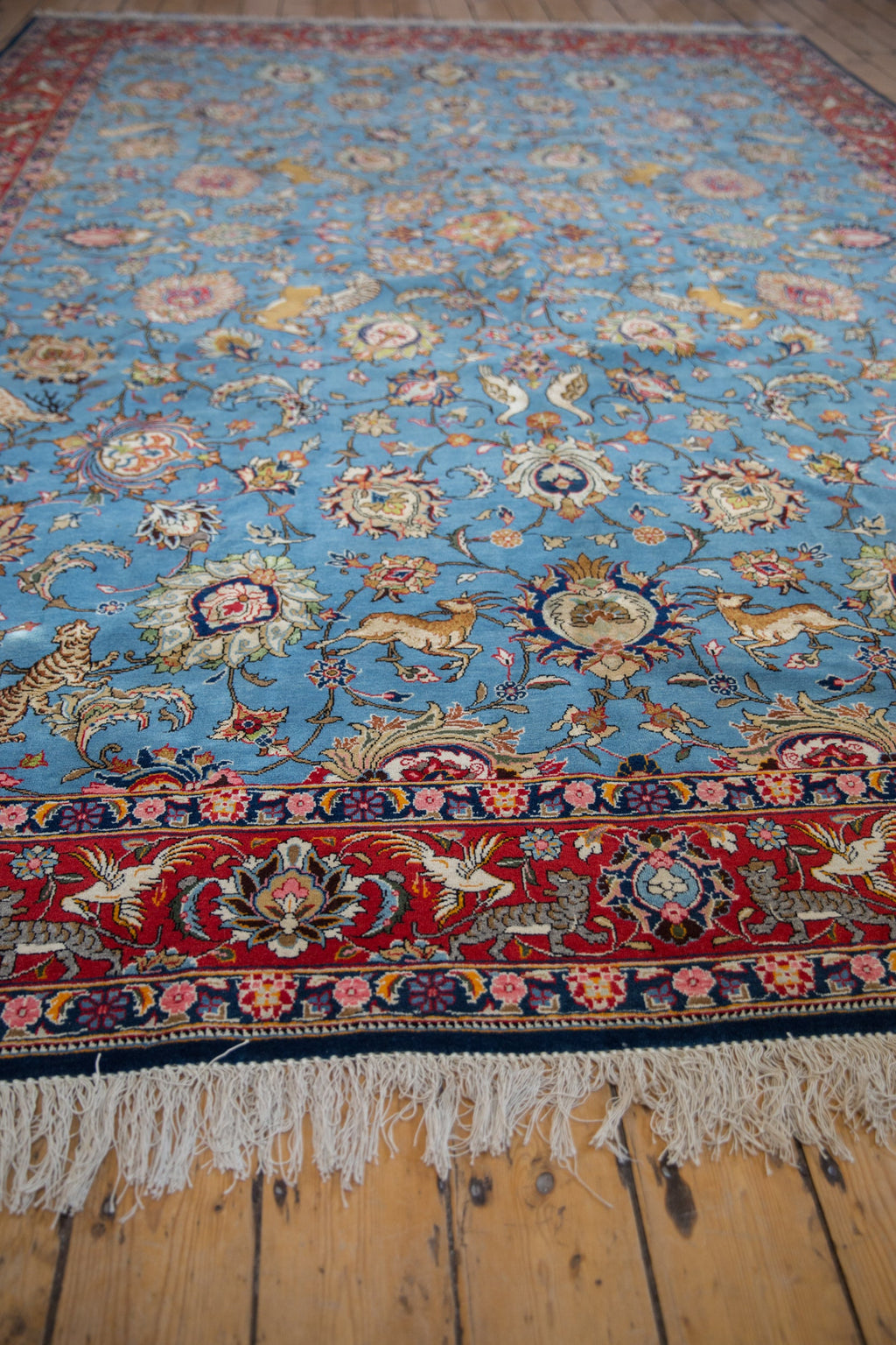 8.5x13 Vintage Qom Carpet