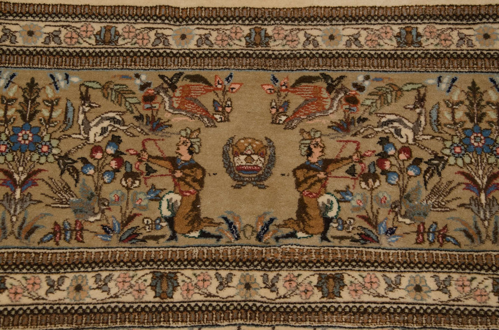 11x15 Vintage Tabriz Carpet