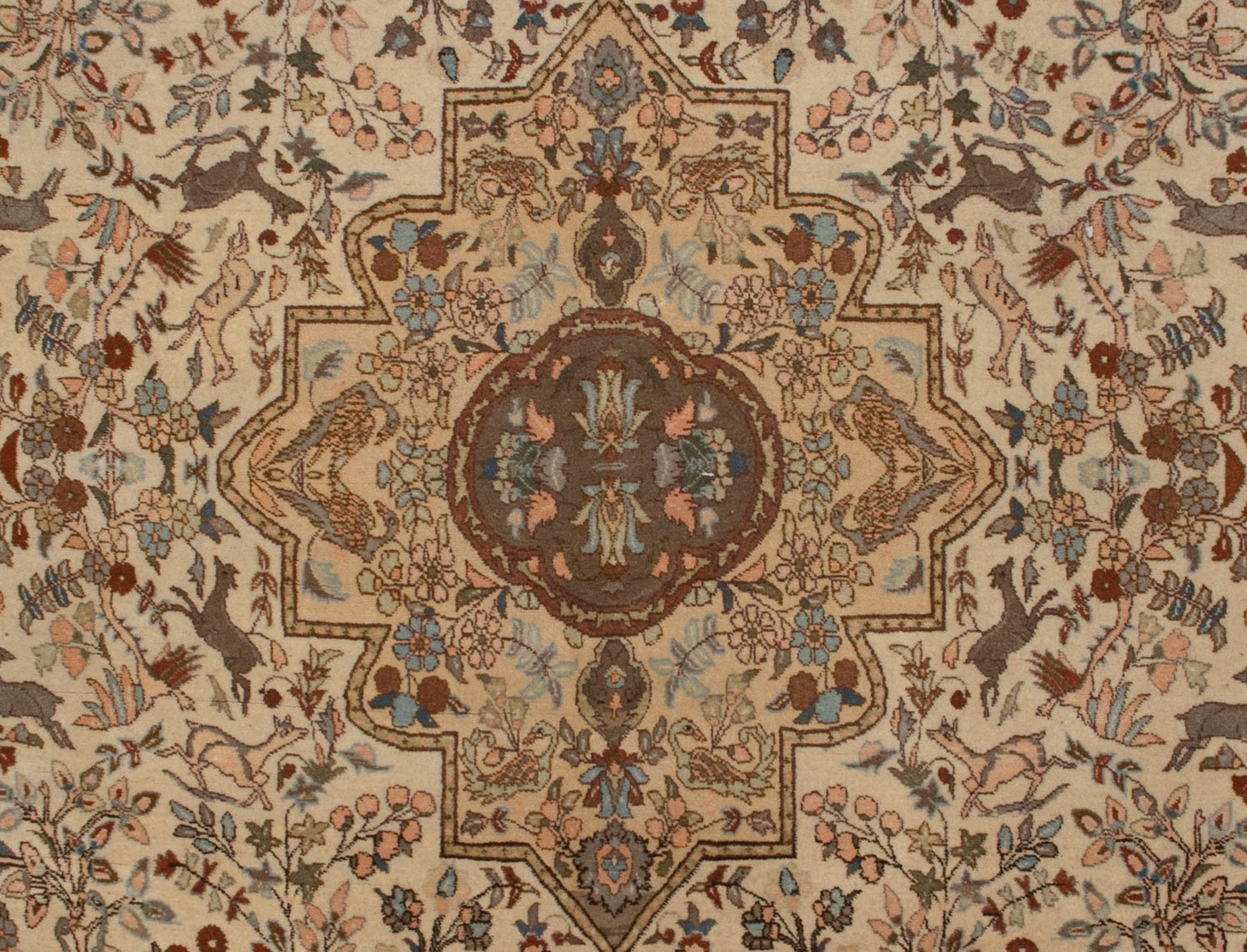 11.5x15.5 Vintage Tabriz Carpet