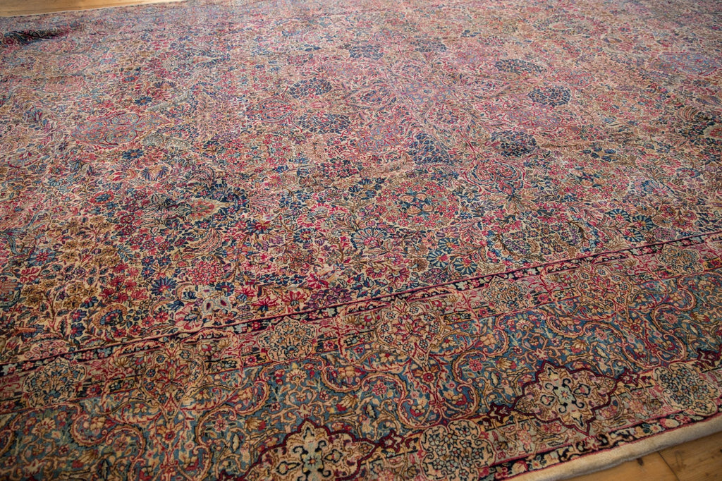 11.5x19.5 Vintage Lavar Kerman Carpet