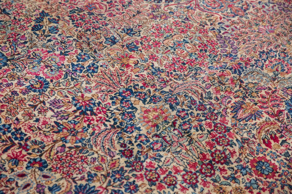 11.5x19.5 Vintage Lavar Kerman Carpet