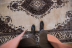 6.5x9 Vintage Tabriz Carpet