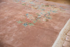 RESERVED 8.5x12 Vintage Japanese Art Deco Design Carpet
