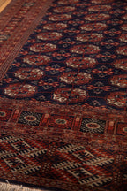 5x8 Vintage Fine Pakistani Bokhara Design Carpet