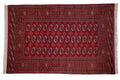 5x8 Vintage Fine Pakistani Bokhara Design Carpet