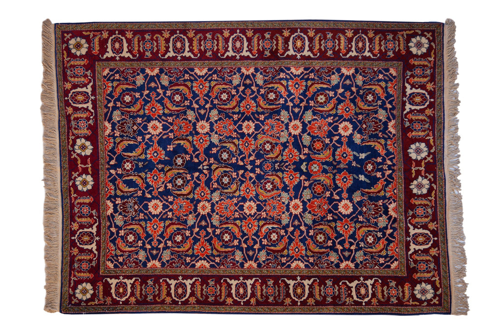 5x7 Vintage Fine Russian Bijar Design Rug