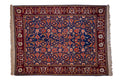 5x7 Vintage Fine Russian Bijar Design Rug