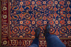 5x7 Vintage Fine Russian Bijar Design Rug