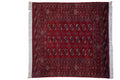 5x5.5 Vintage Fine Pakistani Bokhara Design Square Rug