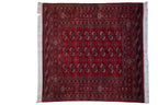 5x5.5 Vintage Fine Pakistani Bokhara Design Square Rug
