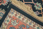 9x12 Vintage Serapi Indian Soumac Design Carpet