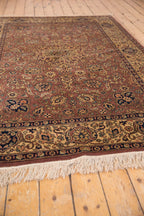 5.5x8 Vintage Romanian Tabriz Design Carpet