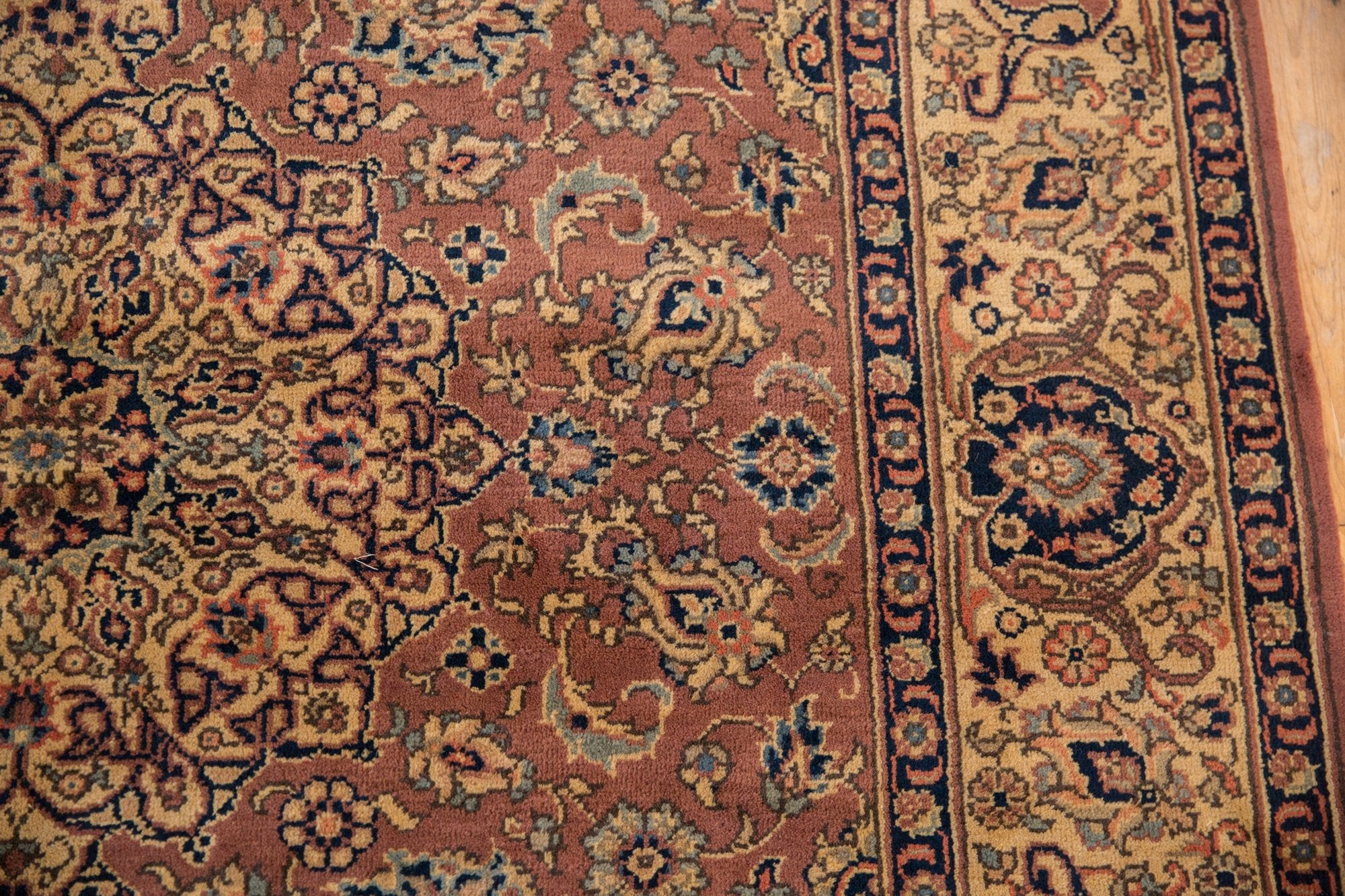5.5x8 Vintage Romanian Tabriz Design Carpet