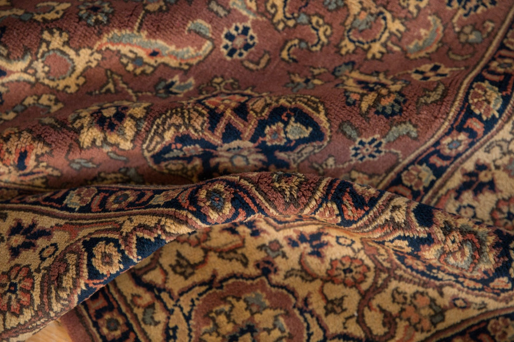 5.5x8 Vintage Romanian Tabriz Design Carpet
