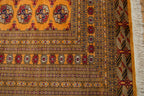 10x14 Vintage Fine Pakistani Bokhara Design Carpet