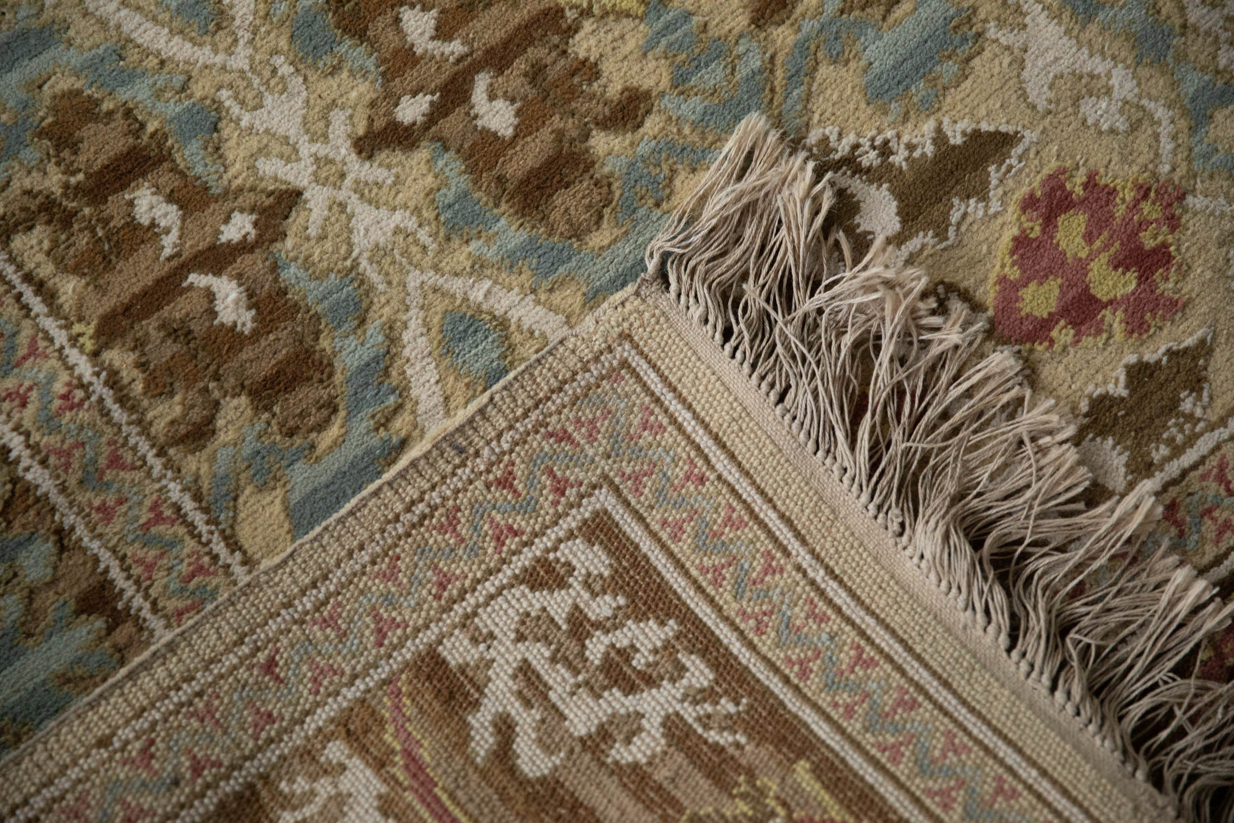 9x12 Vintage Spanish Arts And Crafts Design Carpet