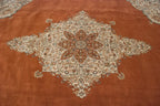 12.5x17.5 Vintage Tabriz Carpet