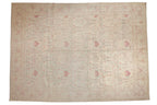 10x14 Vintage Distressed Bulgarian Kerman Design Carpet
