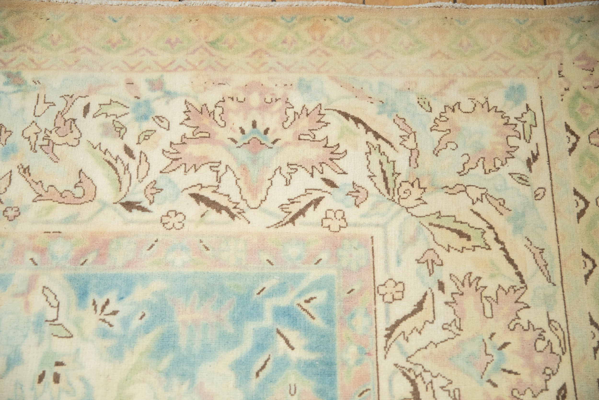10x14 Vintage Distressed Bulgarian Polonaise Design Carpet