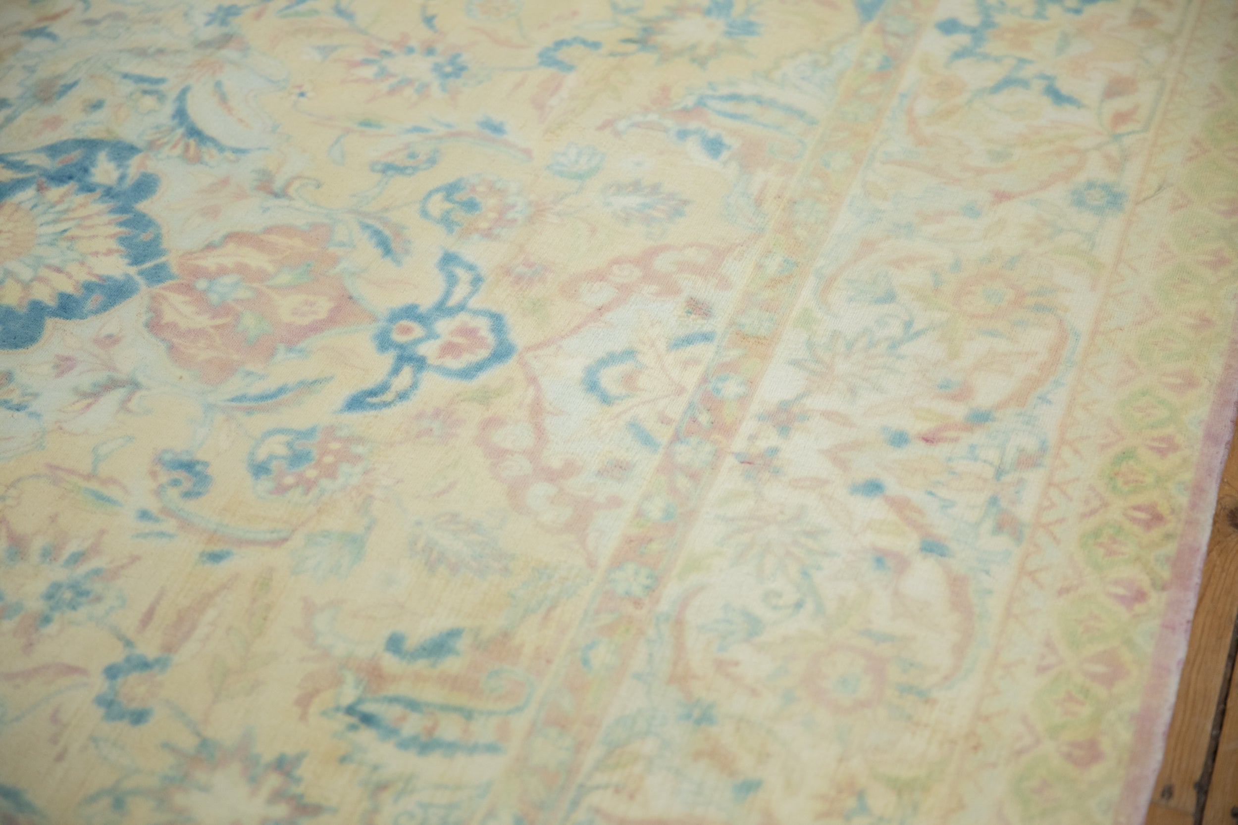 10x14 Vintage Distressed Bulgarian Polonaise Design Carpet