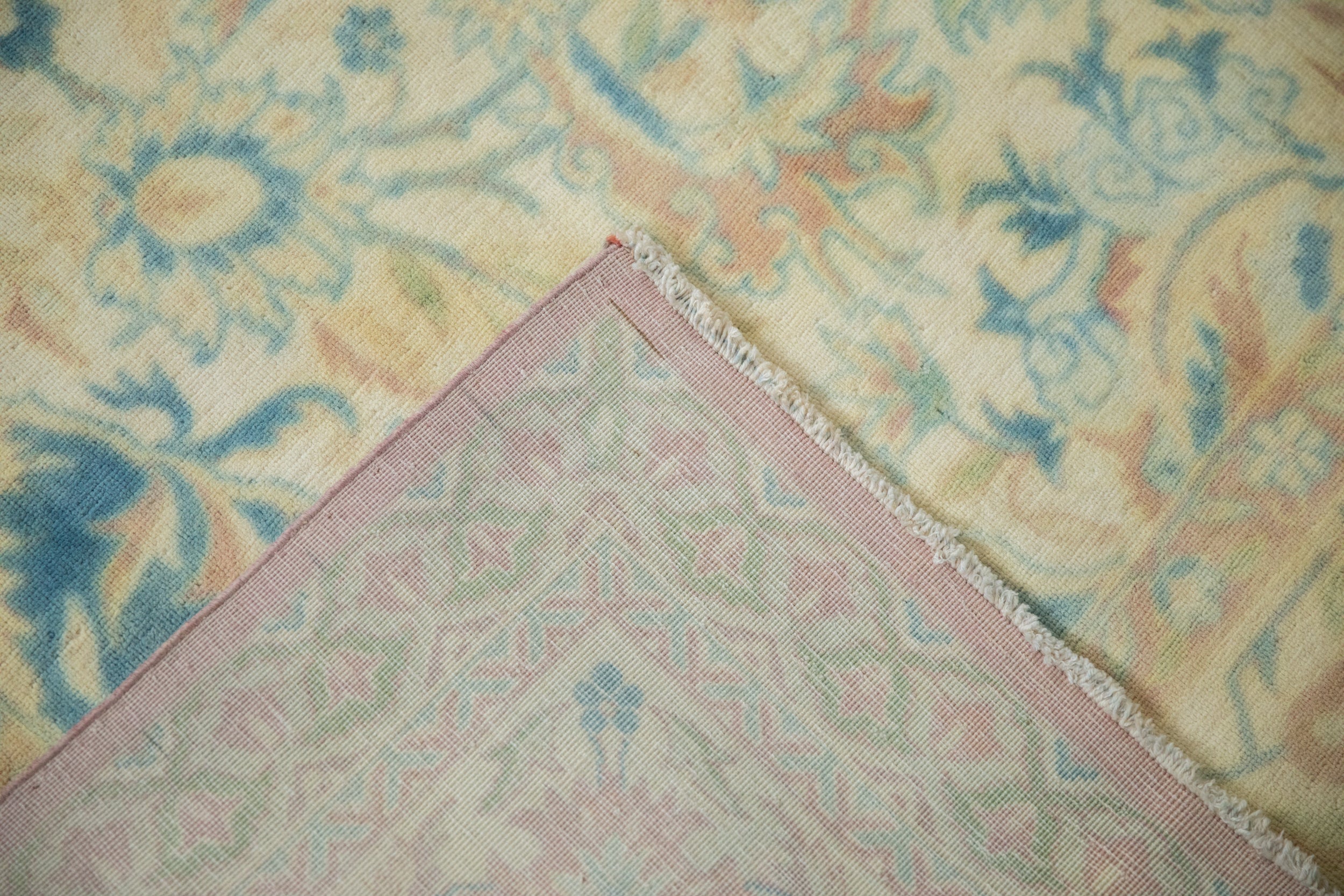 10x14 Vintage Distressed Bulgarian Polonaise Design Carpet