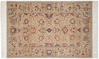 6x9 Vintage Armenian Sultanabad Design Carpet