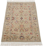 6x9 Vintage Armenian Sultanabad Design Carpet