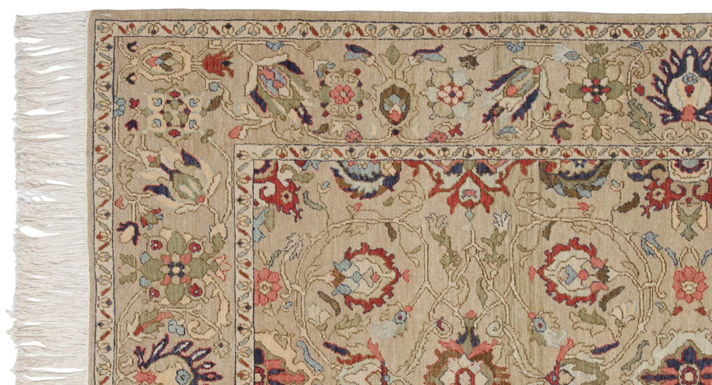 6x9 Vintage Armenian Sultanabad Design Carpet