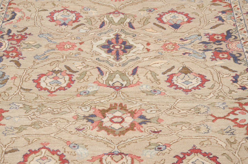 6x9 Vintage Armenian Sultanabad Design Carpet