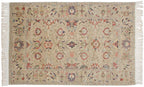 6x9 Vintage Armenian Sultanabad Design Carpet
