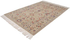 6x9 Vintage Armenian Sultanabad Design Carpet
