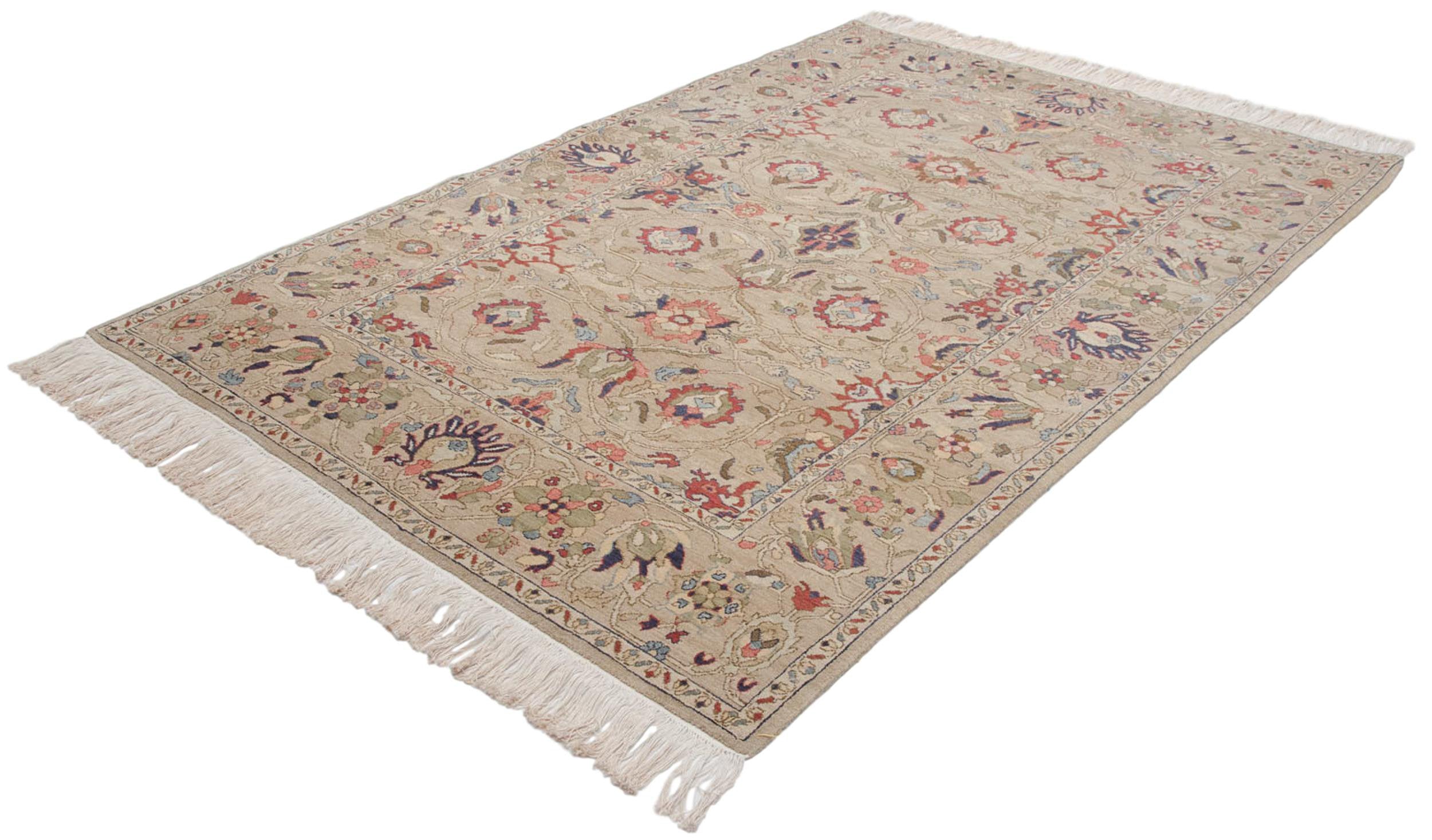 6x9 Vintage Armenian Sultanabad Design Carpet