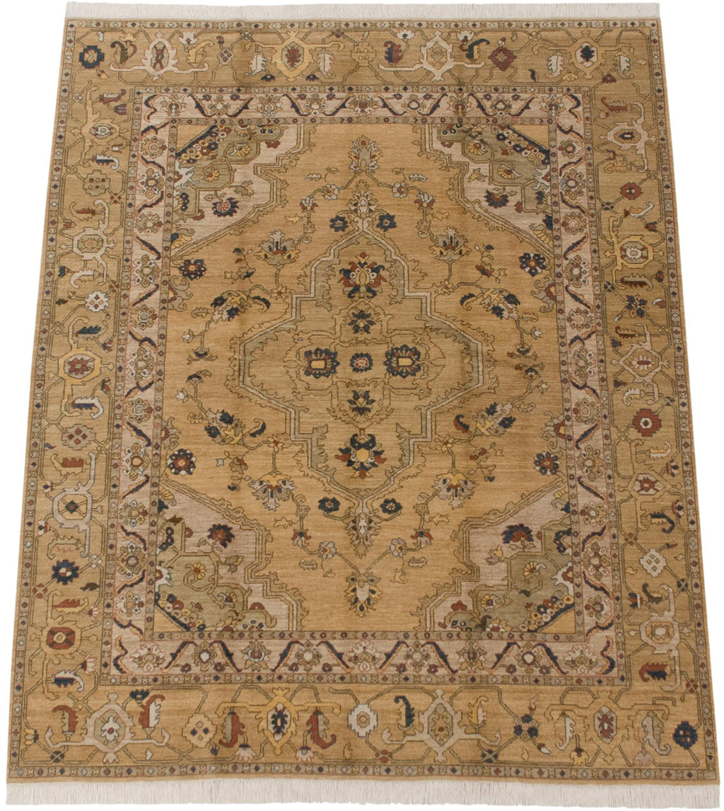 8x10 Vintage Armenian Heriz Design Carpet
