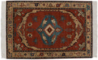 6x9 Vintage Armenian Serapi Design Carpet