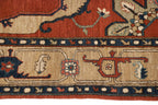 6x9 Vintage Armenian Serapi Design Carpet