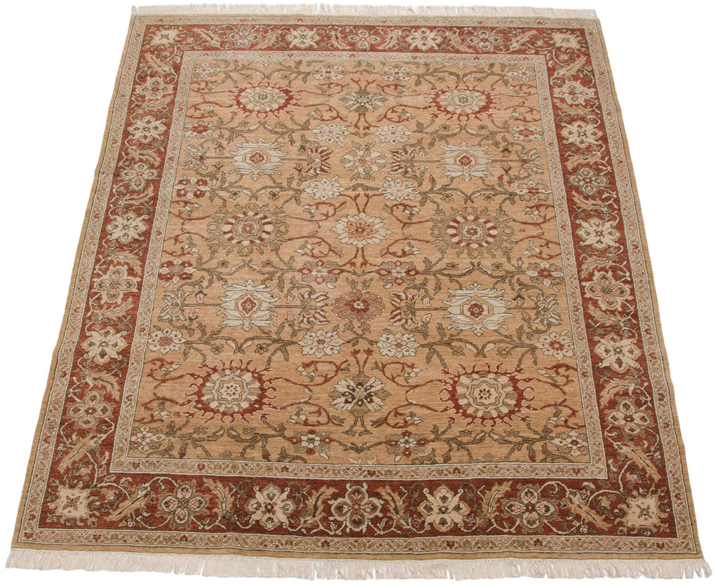 8x10 Vintage Armenian Sultanabad Design Carpet