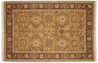 6x9 Vintage Armenian Sultanabad Design Carpet