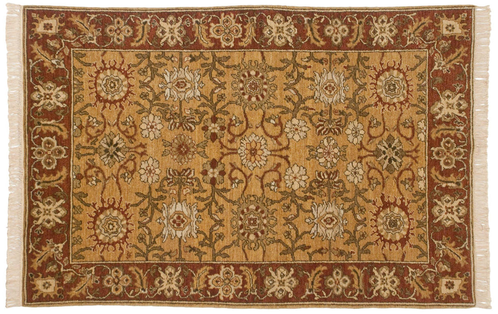 4x6 Vintage Armenian Sultanabad Design Rug