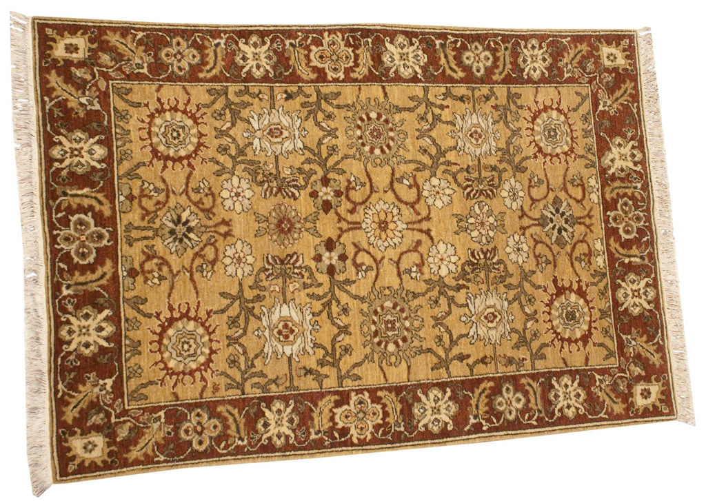 4x6 Vintage Armenian Sultanabad Design Rug