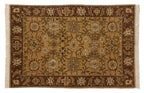 4x6 Vintage Armenian Sultanabad Design Rug