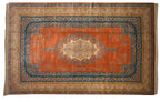 12x18.5 Vintage Bulgarian Kerman Design Carpet