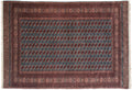 12x17.5 Vintage Fine Bokhara Carpet