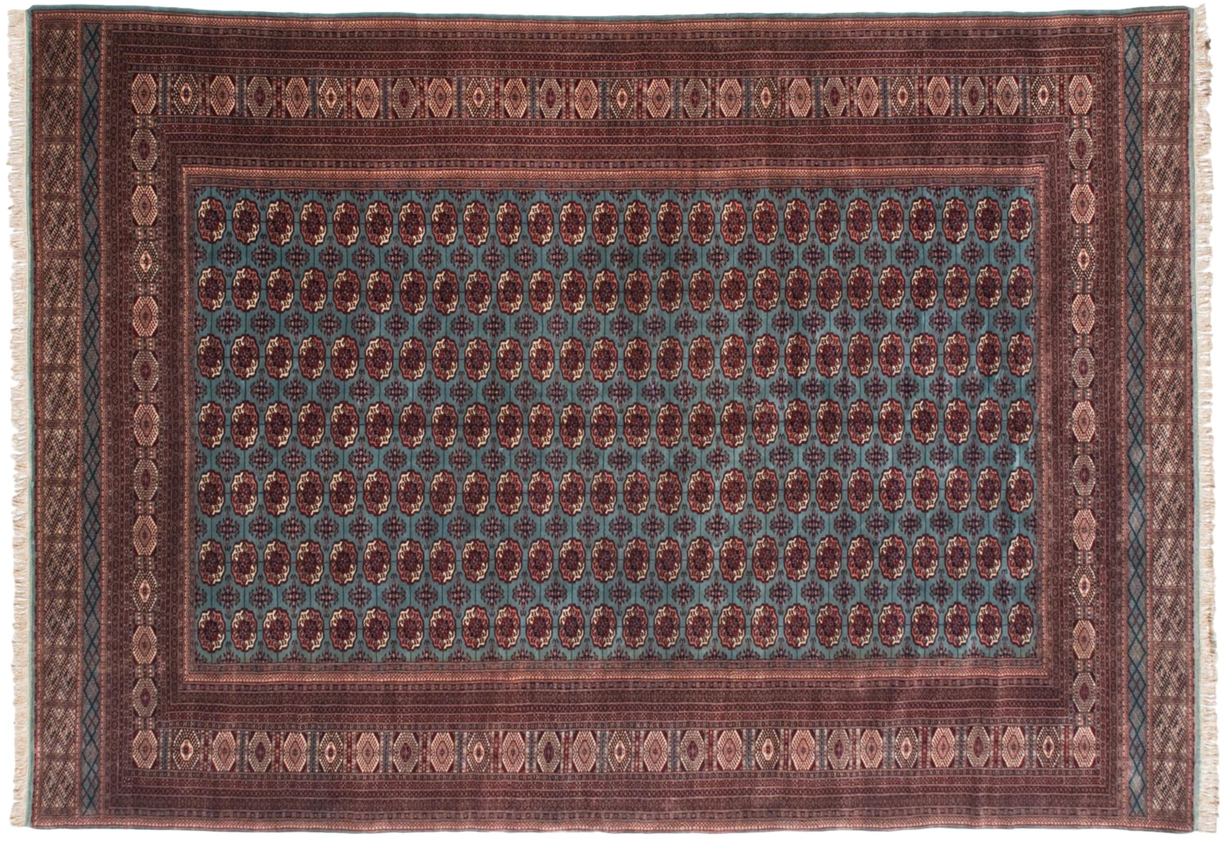 12x17.5 Vintage Fine Bokhara Carpet