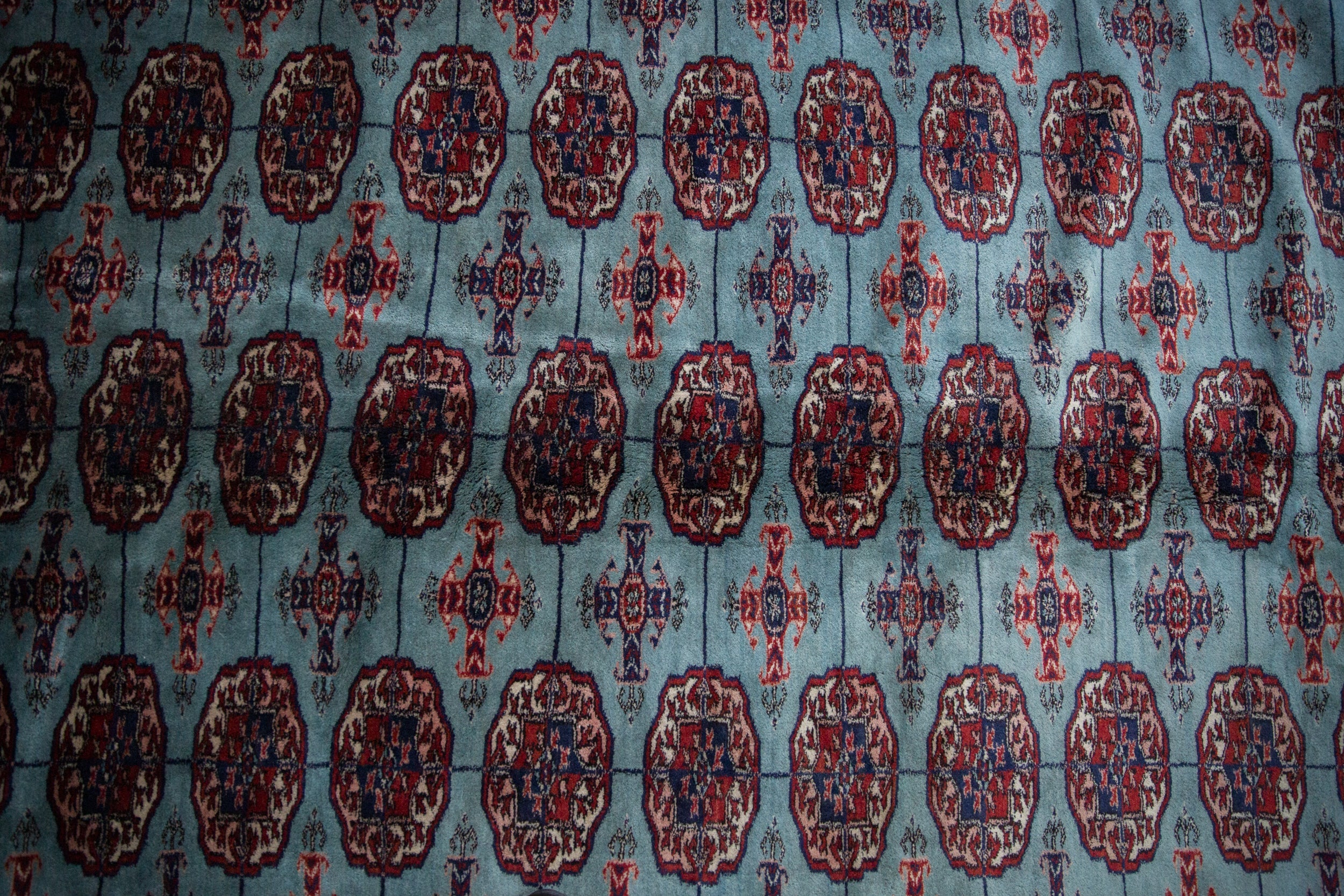 12x14.5 Vintage Fine Bokhara Carpet