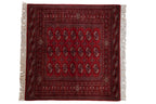 5x5 Vintage Fine Bokhara Square Rug